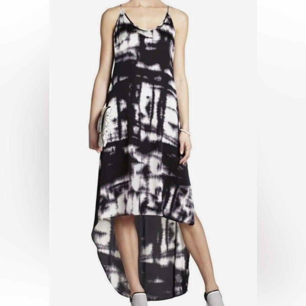 BCBG Rory Black High-Low Hem Dress